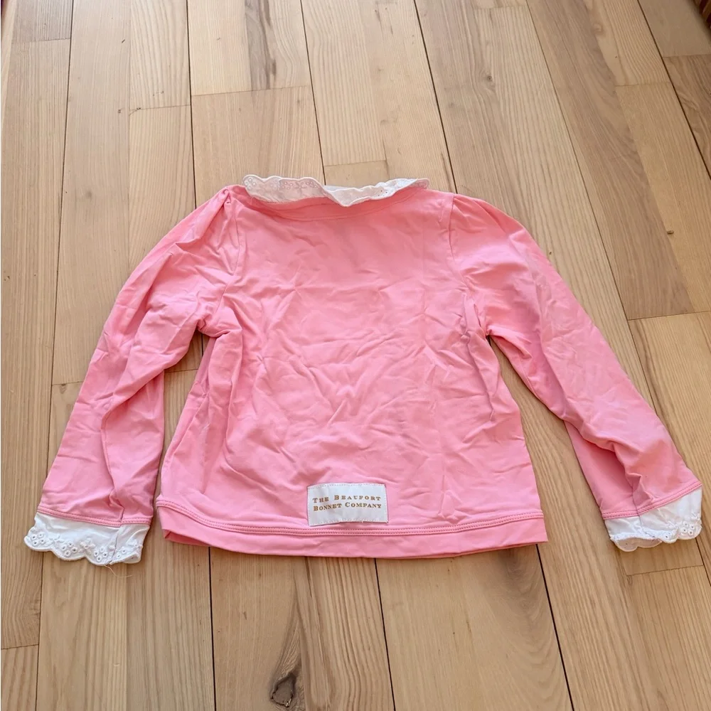 The Beaufort Bonnet Company-NWOT- Girls Swim Shirt Size 5 - Picture 3 of 4